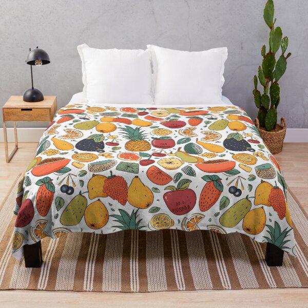 Item preview, Vegan People Life Fruits Pattern designed and sold by AI Creations ⭐⭐⭐⭐⭐.