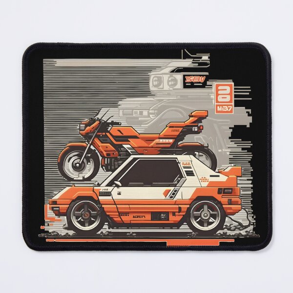 Item preview, 8Bit Car and motorcycle designed and sold by RAPiD81.