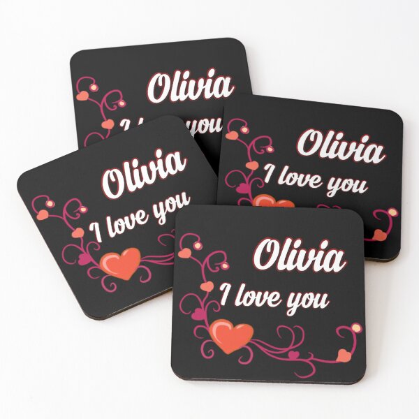 Item preview, I love u Olivia designed and sold by Dido-shop-art ⭐⭐⭐⭐⭐.