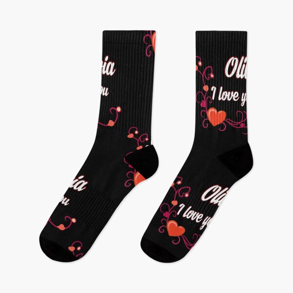 Item preview, I love u Olivia designed and sold by Dido-shop-art ⭐⭐⭐⭐⭐.