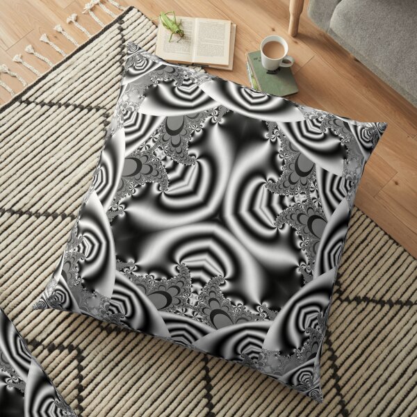 Infinity Circles 4 Floor Pillow