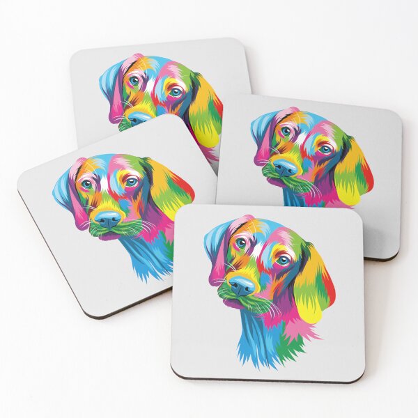 Item preview, Colorful Hungarian Vizsla designed and sold by AmmaShani.