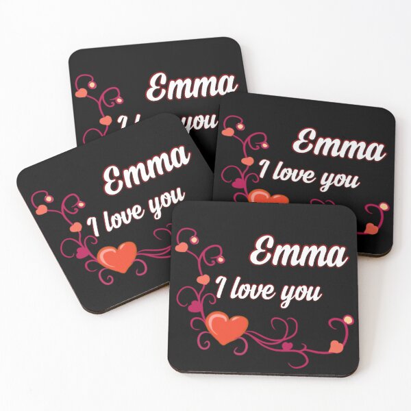 Item preview, I love u Emma designed and sold by Dido-shop-art ⭐⭐⭐⭐⭐.