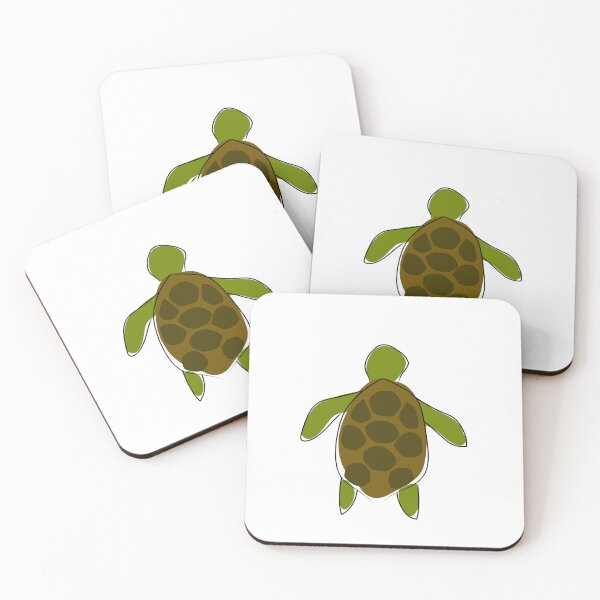 Item preview, Minimalist sea turtle designed and sold by anycolorart.