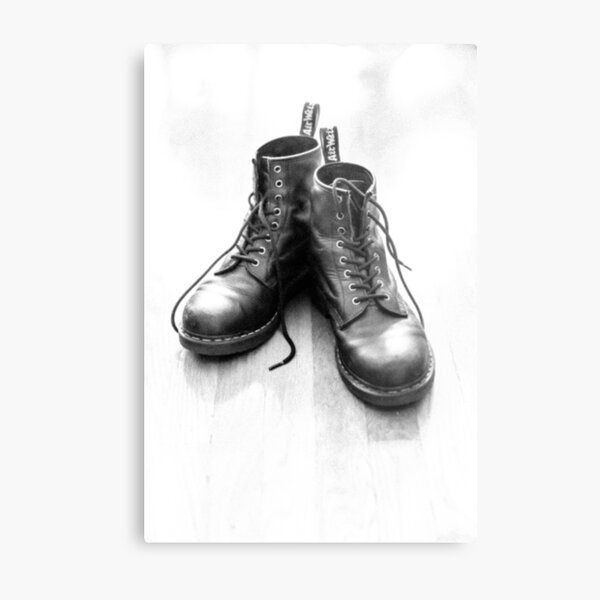 My Boots Metal Print