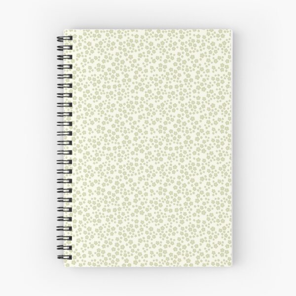 Item preview, MINI MICRO DITSY DAISY PRAIRIE VINTAGE RETRO FLORALS AND FLOWERS PASTEL SAGE GREEN CREAM designed and sold by blomastudios.
