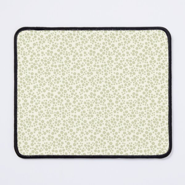 Item preview, MINI MICRO DITSY DAISY PRAIRIE VINTAGE RETRO FLORALS AND FLOWERS PASTEL SAGE GREEN CREAM designed and sold by blomastudios.