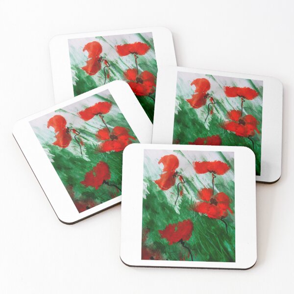 Item preview, Poppies in the Wind designed and sold by Angela Gannicott.