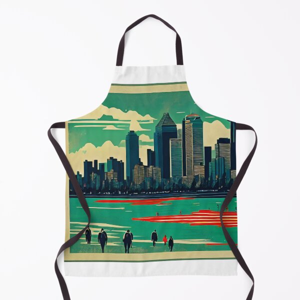 Item preview, Modern skyline meets wilderness designed and sold by Imagyn8.
