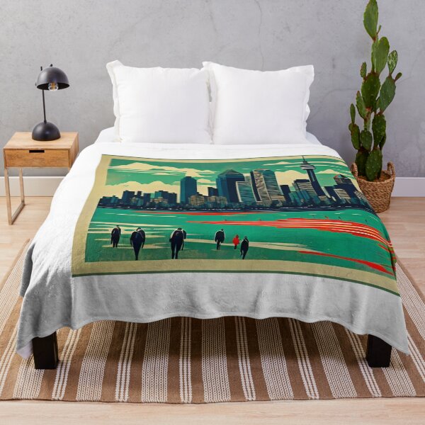 Item preview, Modern skyline meets wilderness designed and sold by Imagyn8.