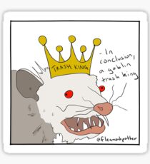 Goblin trash King Sticker