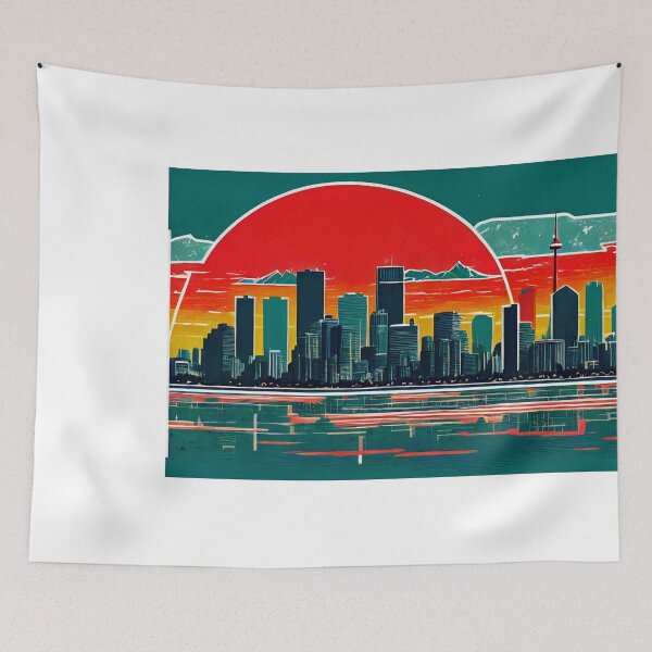 Item preview, Urban skyline, true north strong designed and sold by Imagyn8.