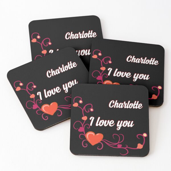 Item preview, I love u Charlotte designed and sold by Dido-shop-art ⭐⭐⭐⭐⭐.