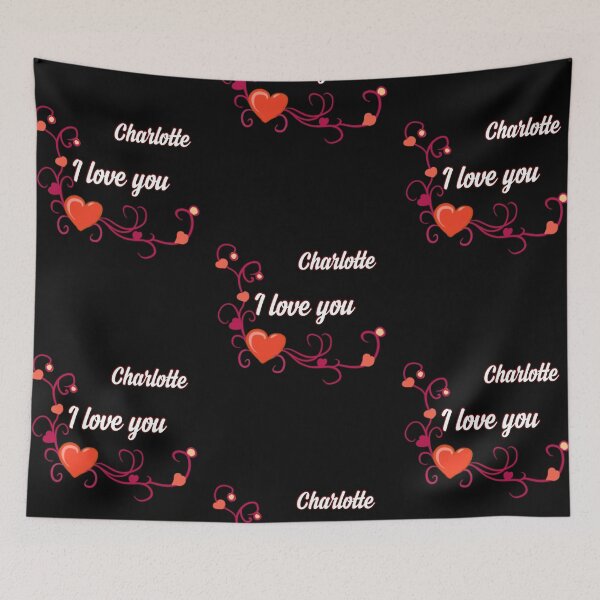 Item preview, I love u Charlotte designed and sold by Dido-shop-art ⭐⭐⭐⭐⭐.