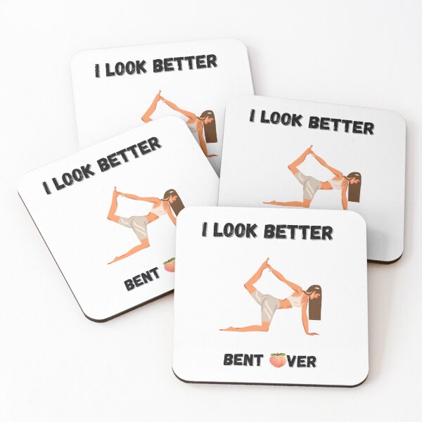 Item preview, Bentover yoga pose design designed and sold by TheJojoman.