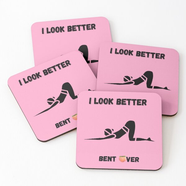 Item preview, I look better bent over, yoga cow pose design designed and sold by TheJojoman.