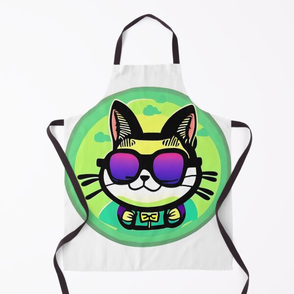 Item preview, Funny Cat Wearing Sunglasses designed and sold by AlexArtCollega.