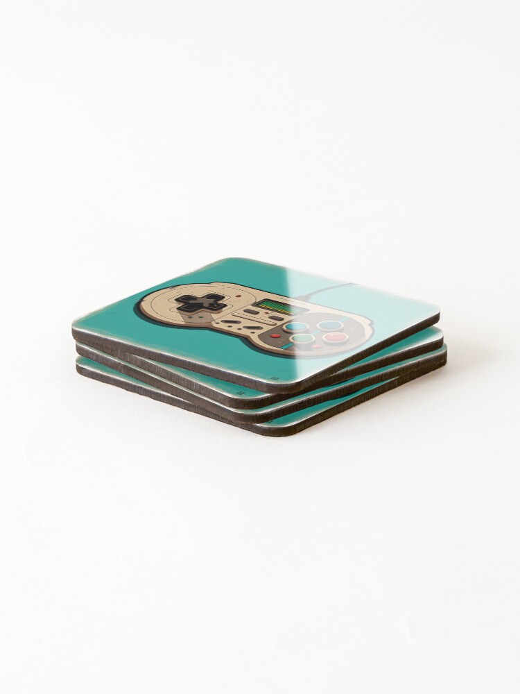 Thumbnail 4 of 5, Coasters (Set of 4), 8 bit game controller designed and sold by RAPiD81.