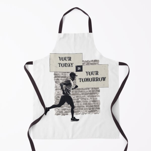 Item preview, Motivational Running Design: Your Today Shapes Your Tomorrow designed and sold by VibrantJD.