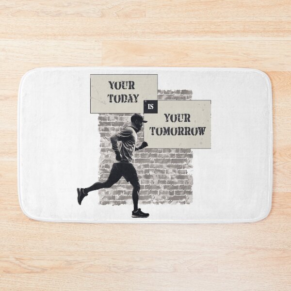 Item preview, Motivational Running Design: Your Today Shapes Your Tomorrow designed and sold by VibrantJD.