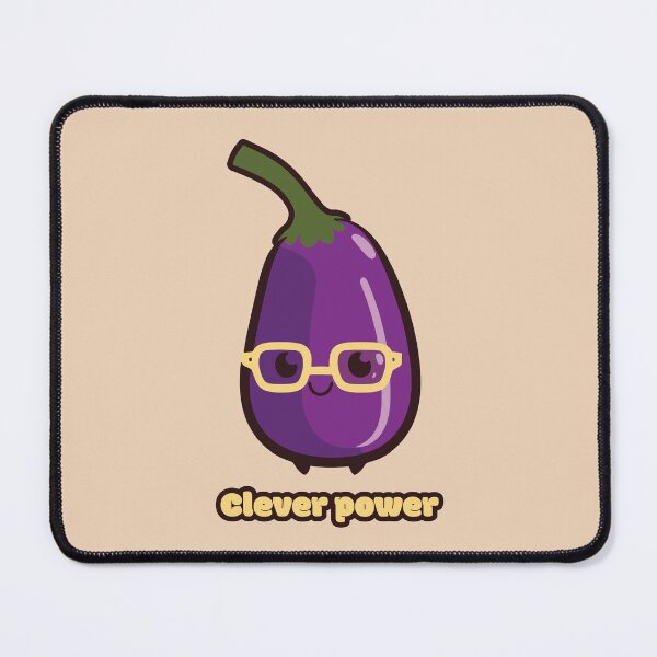 Item preview, Clever power - Smart eggplant designed and sold by RoboRaphael.