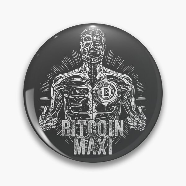 Artikelvorschau, Bitcoin Maximalist – in Weiß mit Typo entworfen und verkauft von Manuel Engler.