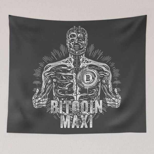 Item preview, Bitcoin Maximalist – in White with Type designed and sold by Manuel Engler.