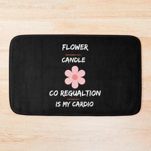 Item preview, Flower Candle Co Regulation Is My Cardio designed and sold by Paintandgo.