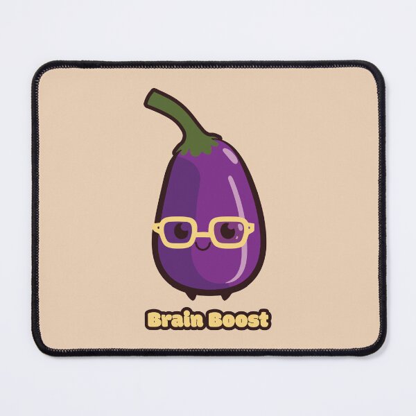 Item preview, Brain Boost - Smart eggplant designed and sold by RoboRaphael.