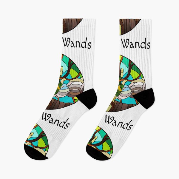 Item preview, Minor Arcana Ace of Wands - Stained Glass Design for T-shirt, stickers and other accessories designed and sold by Pixel Waite.