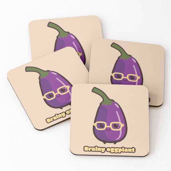 Item preview, Brainy eggplant - Smart eggplant designed and sold by RoboRaphael.