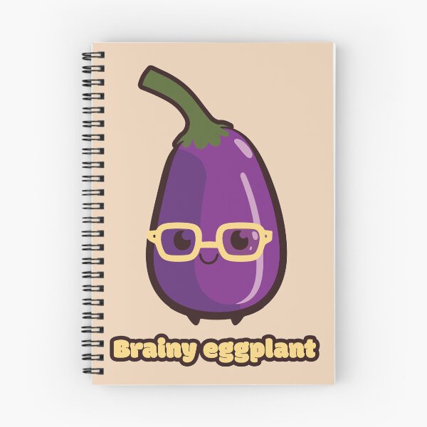 Item preview, Brainy eggplant - Smart eggplant designed and sold by RoboRaphael.
