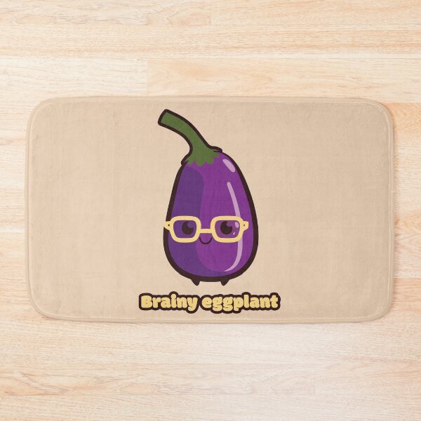 Item preview, Brainy eggplant - Smart eggplant designed and sold by RoboRaphael.