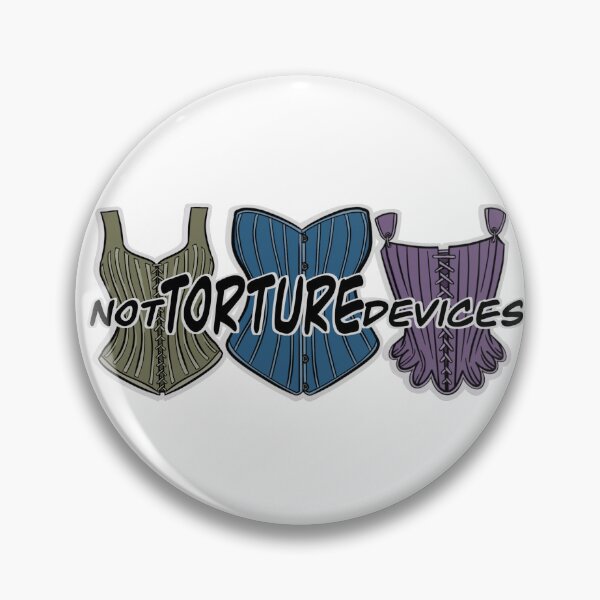 Item preview, "Not Torture Devices" Corsets and Stays sticker Historical Fashion Victorian Edwardian designed and sold by MercyAmeliaSong.
