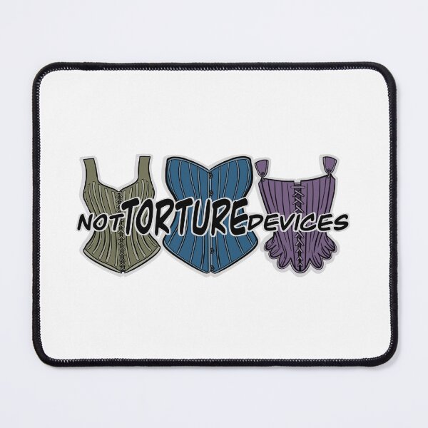 Item preview, "Not Torture Devices" Corsets and Stays sticker Historical Fashion Victorian Edwardian designed and sold by MercyAmeliaSong.