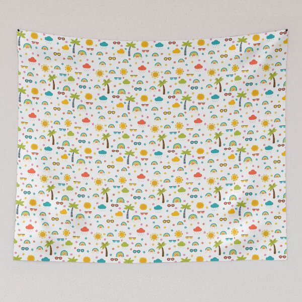 Item preview, Colorful Summer seamless Pattern designed and sold by BobbyTee Merch.