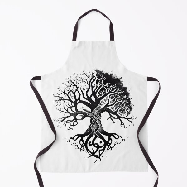 Artikelvorschau, Dark and Light Tribal Tree Tattoo entworfen und verkauft von ShadowAndSlate.