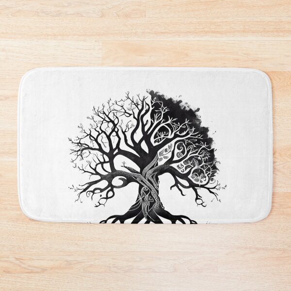Artikelvorschau, Dark and Light Tribal Tree Tattoo entworfen und verkauft von ShadowAndSlate.