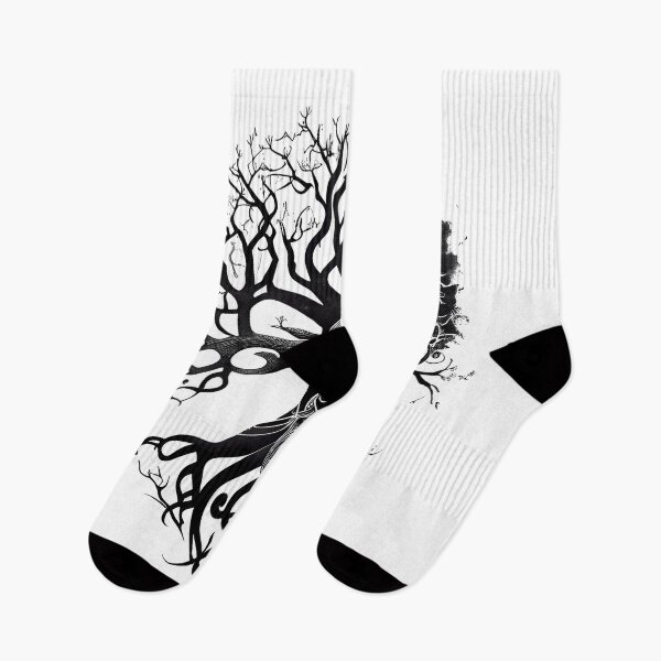 Artikelvorschau, Dark and Light Tribal Tree Tattoo entworfen und verkauft von ShadowAndSlate.