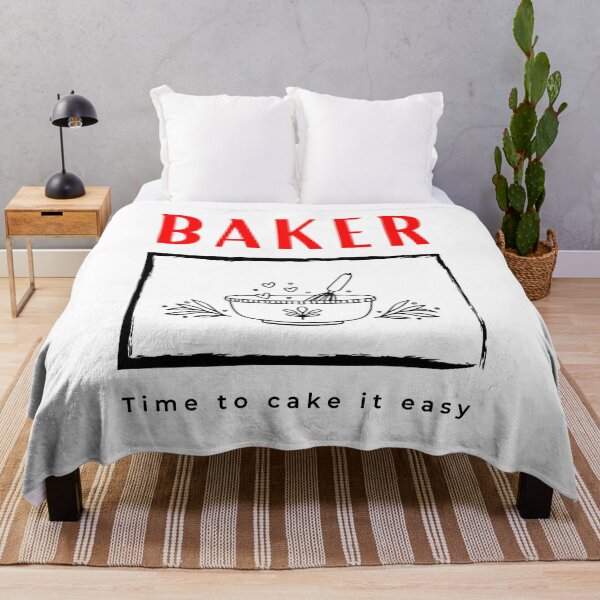 Item preview, Baker Time to Cake it Easy funny motivational design designed and sold by DigitalMagShop.