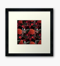 SMOKY ORANGE GARNET GEMS Framed Print