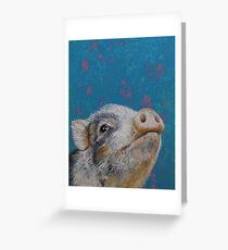Baby Pig Greeting Card