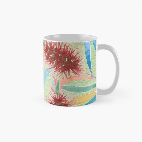 Item preview, Australian bottlebrush hand painted in watercolor designed and sold by Sylvie Murray.