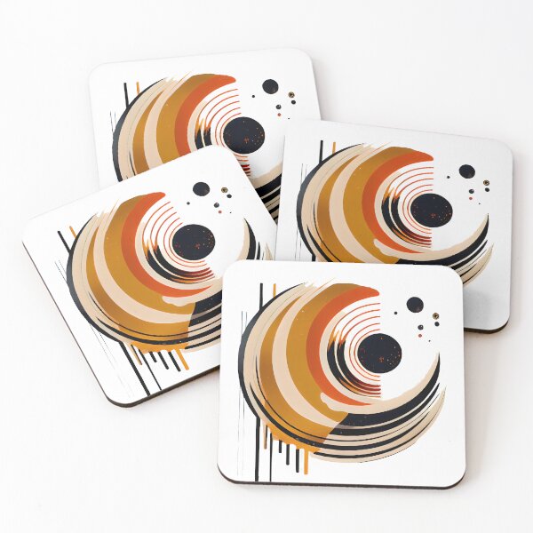 Item preview, Abstract Circular Watercolor Contemporary Design designed and sold by dreamartjohnny.