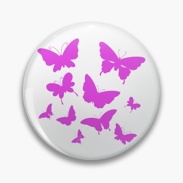 Item preview, Cute Butterfly patterns magenta designed and sold by Chaoticzarts.