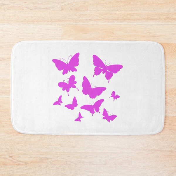 Item preview, Cute Butterfly patterns magenta designed and sold by Chaoticzarts.