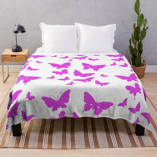 Item preview, Cute Butterfly patterns magenta designed and sold by Chaoticzarts.