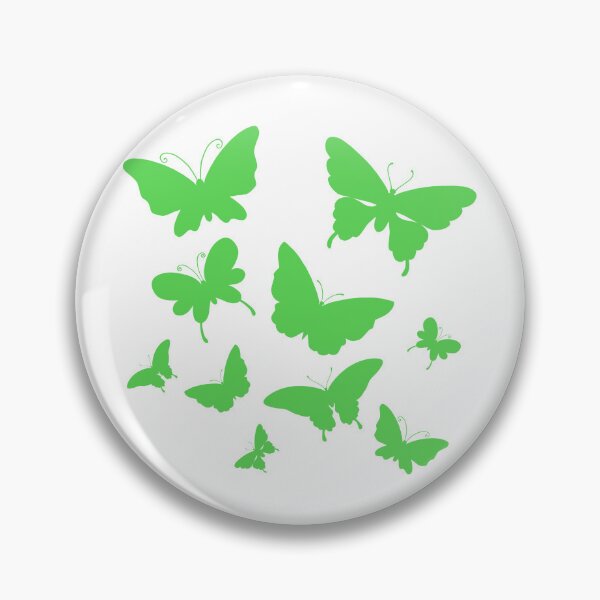 Item preview, Cute Butterfly patterns green designed and sold by Chaoticzarts.