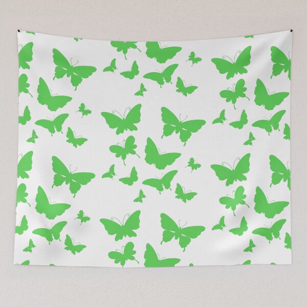 Item preview, Cute Butterfly patterns green designed and sold by Chaoticzarts.