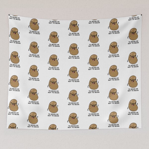 Item preview, To Bean Or Not To Bean Funny Shakespeare Puns  designed and sold by punnybone.